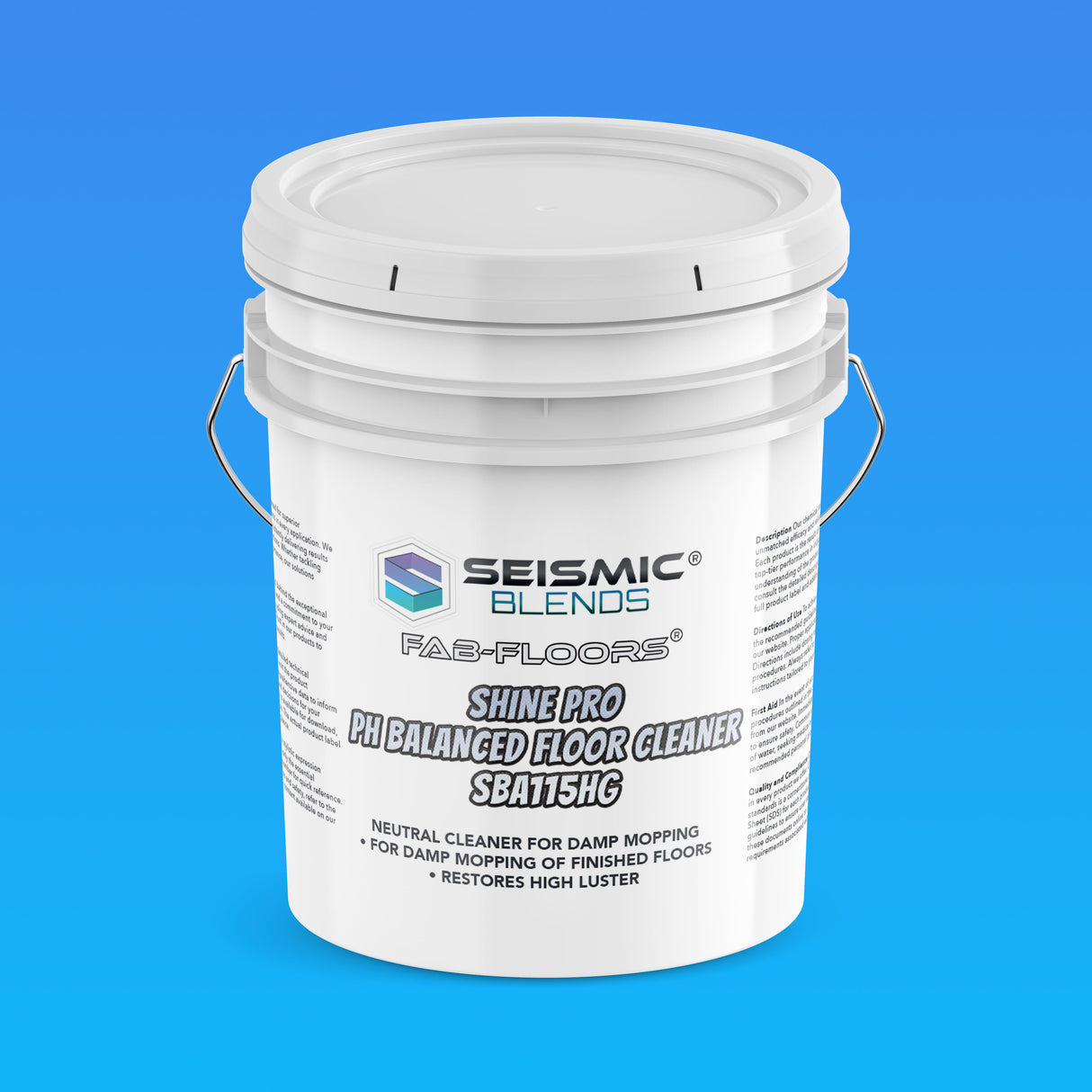 Fab Floors Shine Pro pH Balanced Floor Cleaner MCOSBA115HG