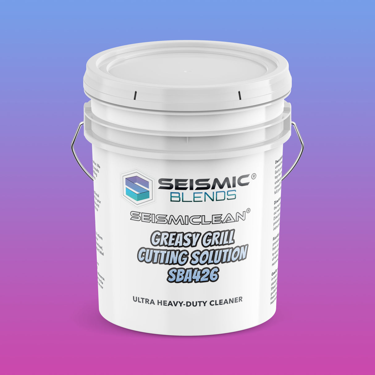 Seismiclean Greasy Grill Cutting Solution MCOSBA426