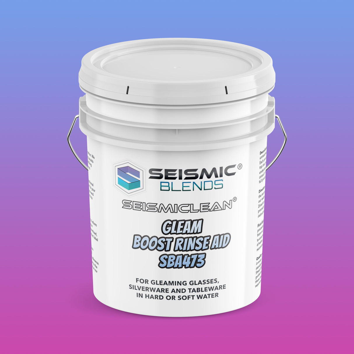 Seismiclean Gleam Boost Rinse Aid MCOSBA473