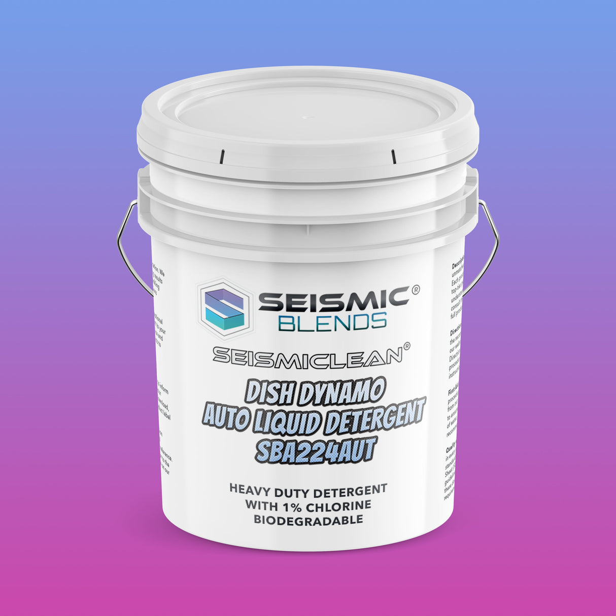 Seismiclean Dish Dynamo Auto Liquid Detergent MCOSBA224AUT