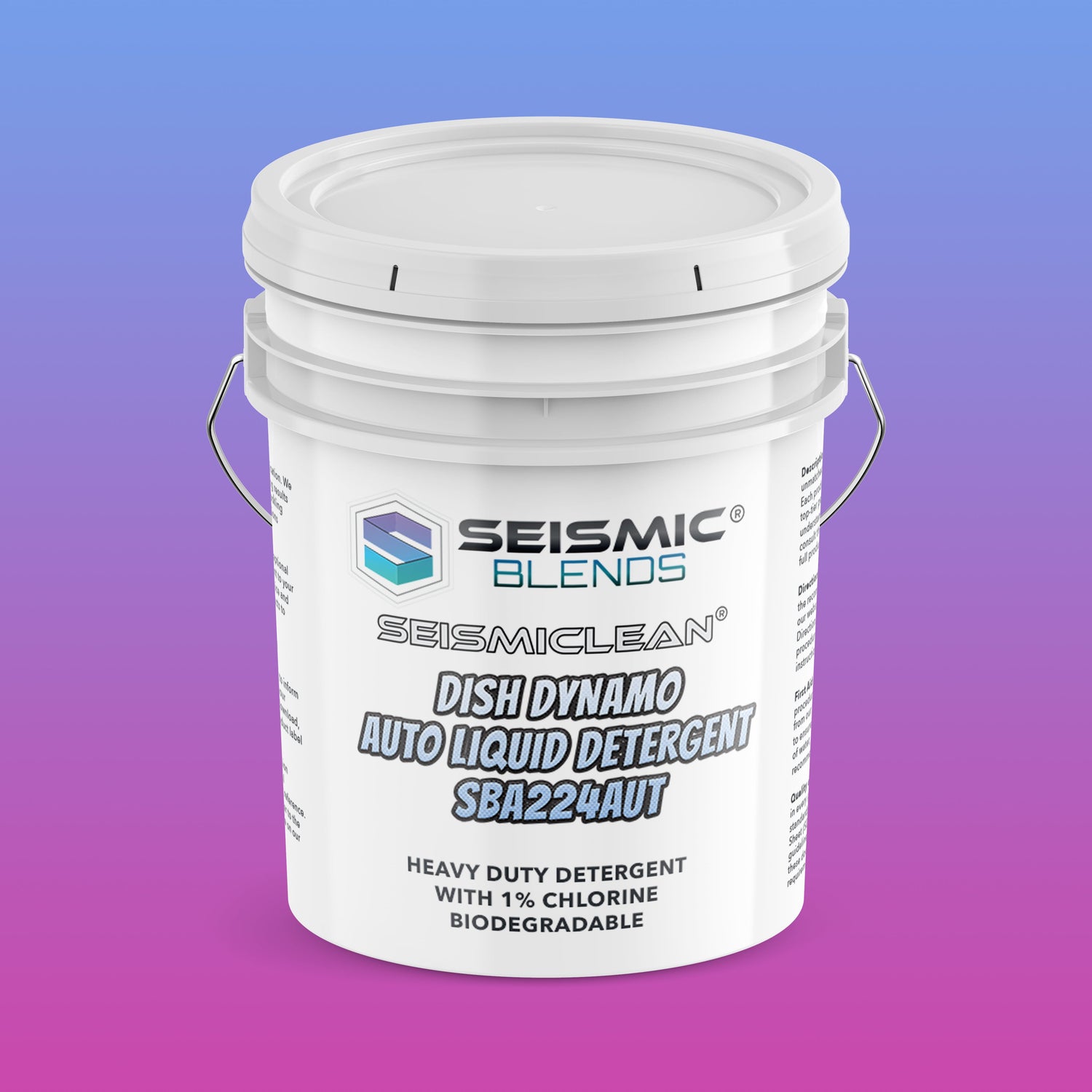 Seismiclean Dish Dynamo Auto Liquid Detergent MCOSBA224AUT