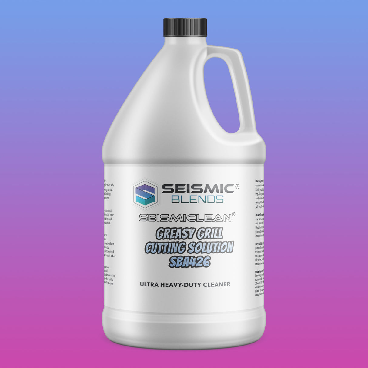 Seismiclean Greasy Grill Cutting Solution MCOSBA426