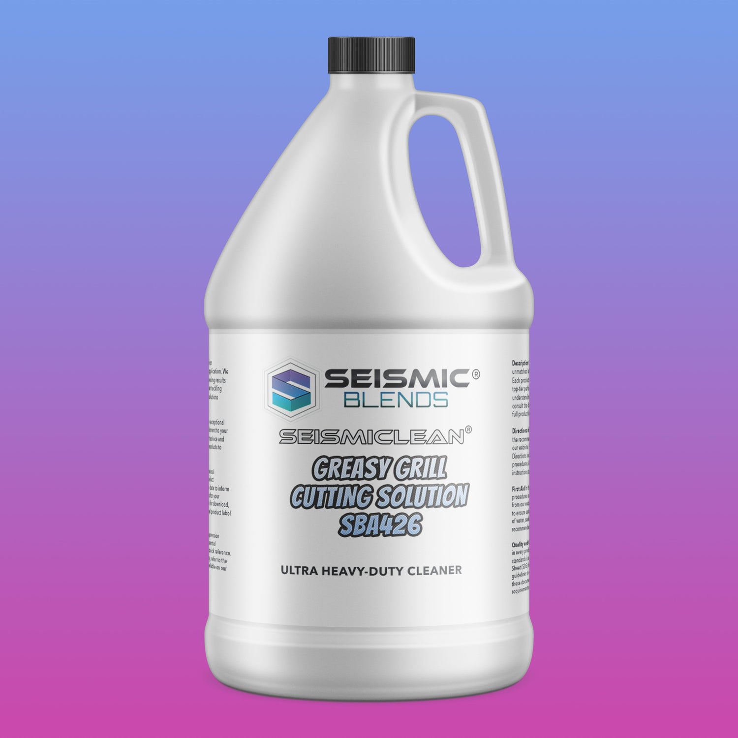 Seismiclean Greasy Grill Cutting Solution MCOSBA426