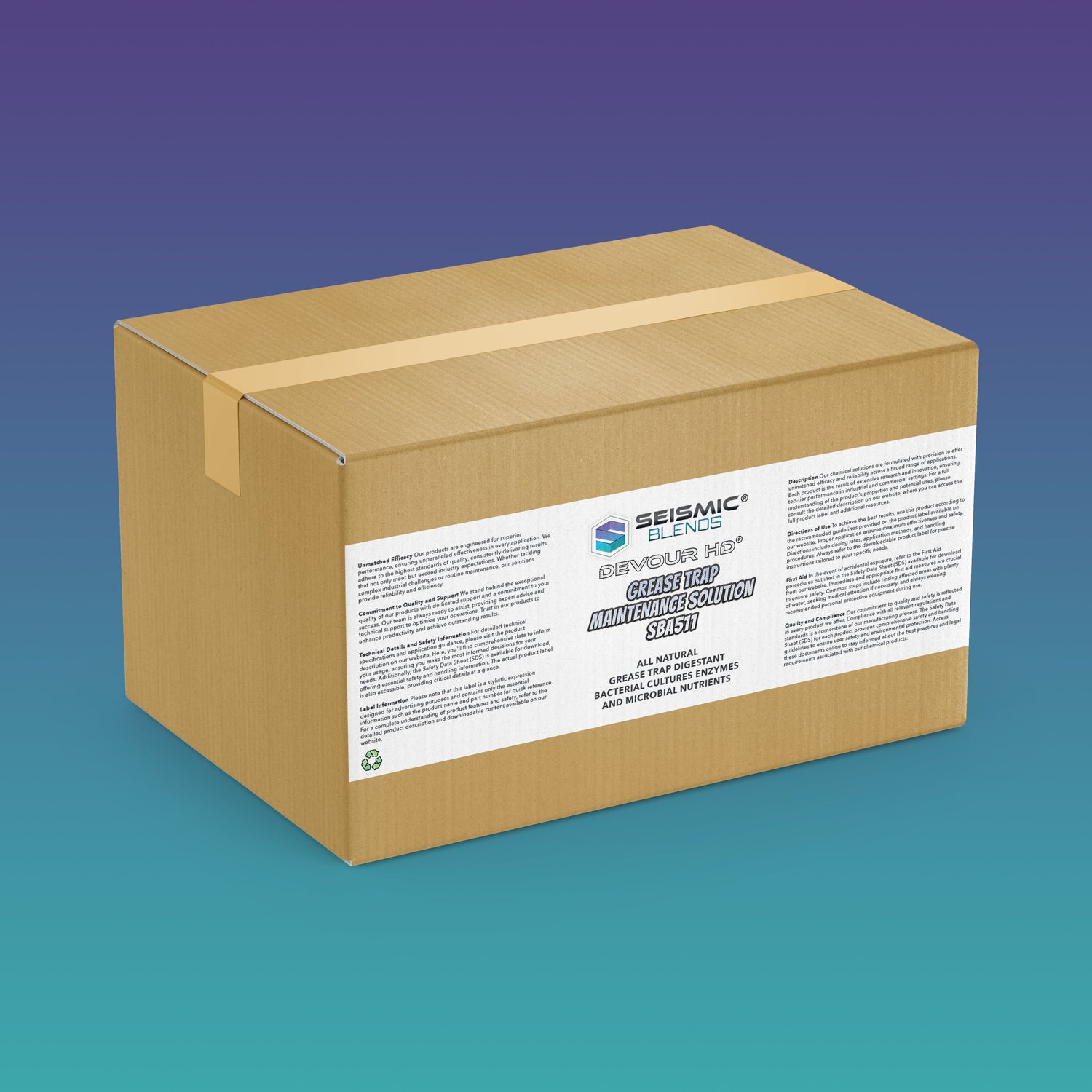 Devour HD Grease Trap Maintenance Solution MCOSBA511