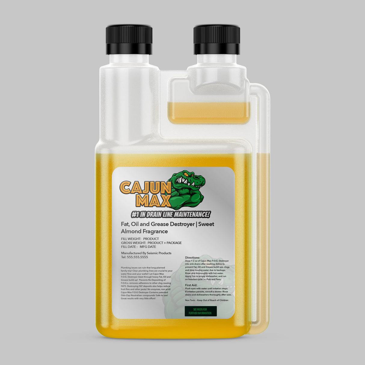 Cajun Max RV Kitchen Drains Treatment MCOMRD180