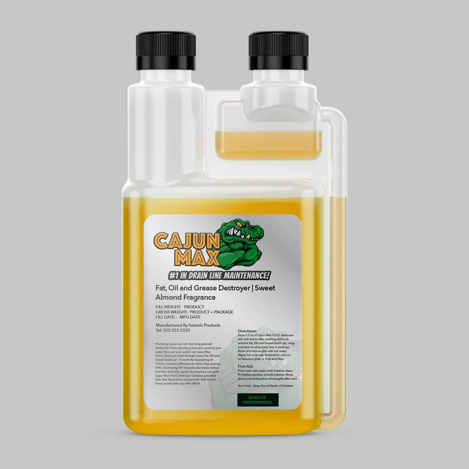 Cajun Max RV Kitchen Drains Treatment MCOMRD180