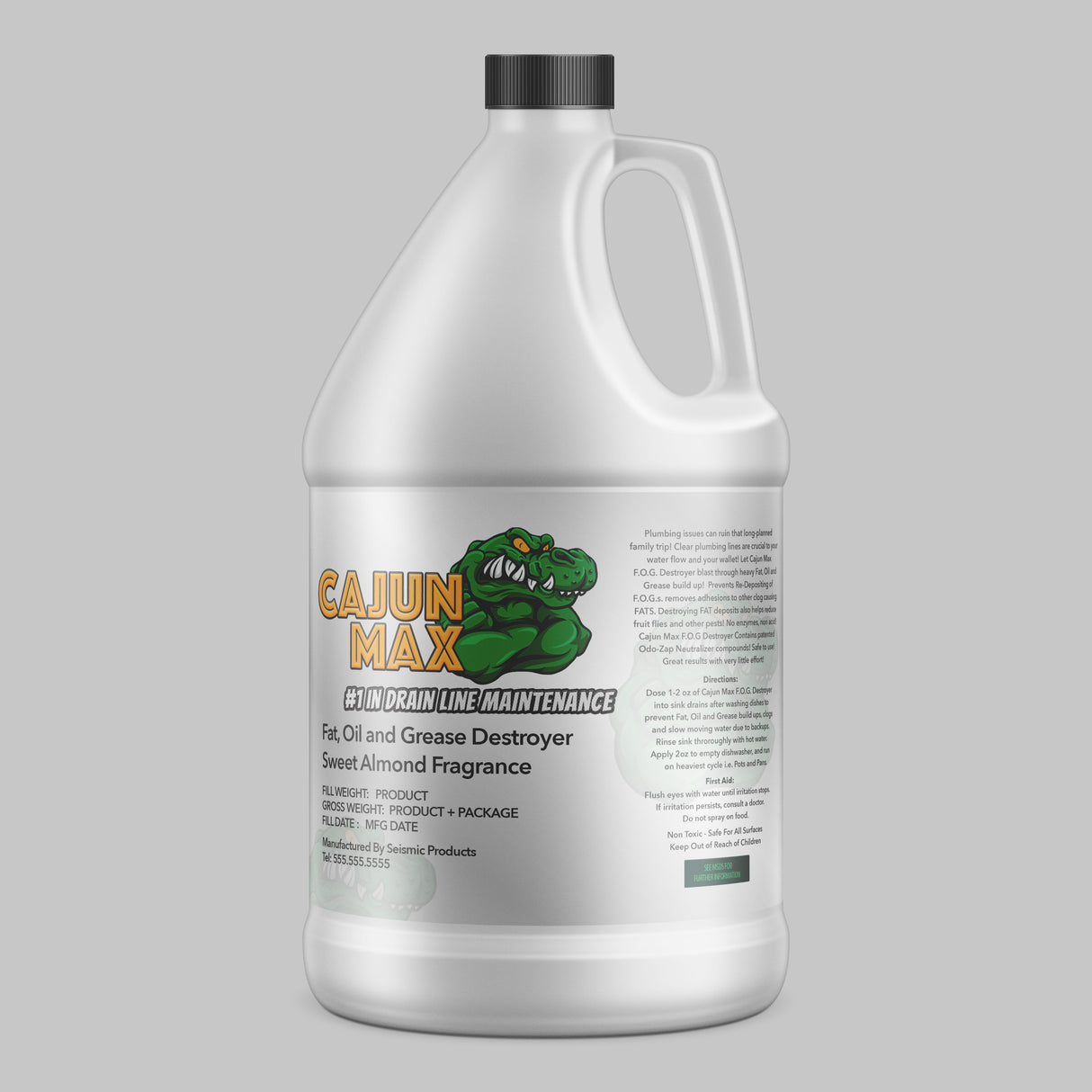 Cajun Max RV Kitchen Drains Treatment MCOMRD180