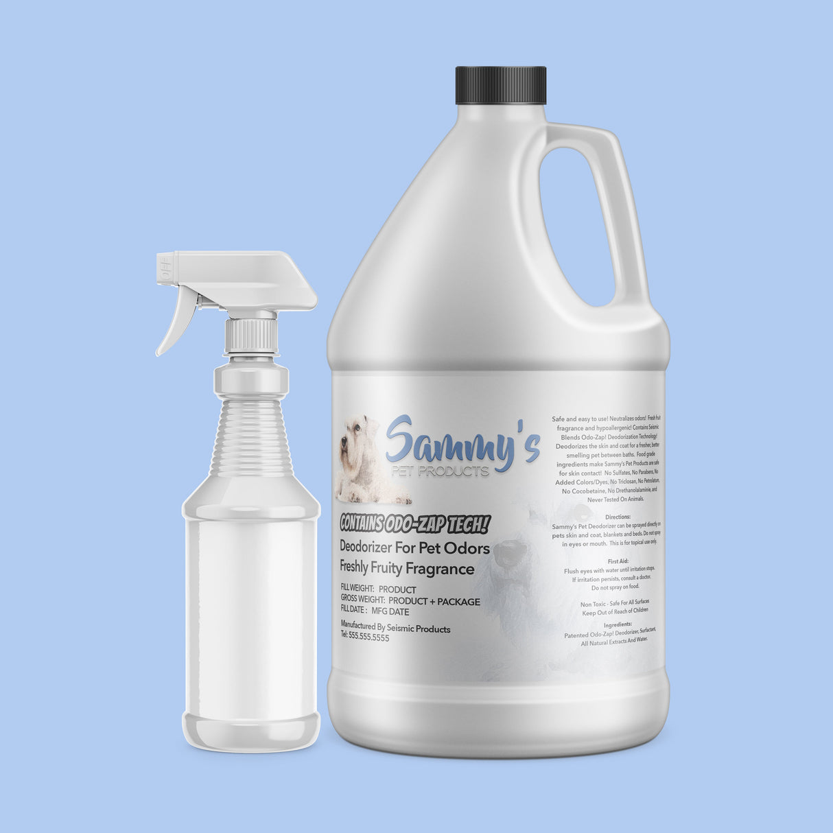 Sammy’s Pet Deodorizer Food Grade Pet Freshener MCOMRD110