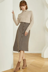 Fansilanen | Asymmetrical Gingham Skirt