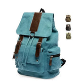 Back To Campus Canvas Backpack In 4 Colors