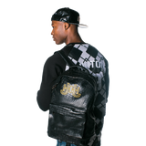 JH Crocodile embossed backpack