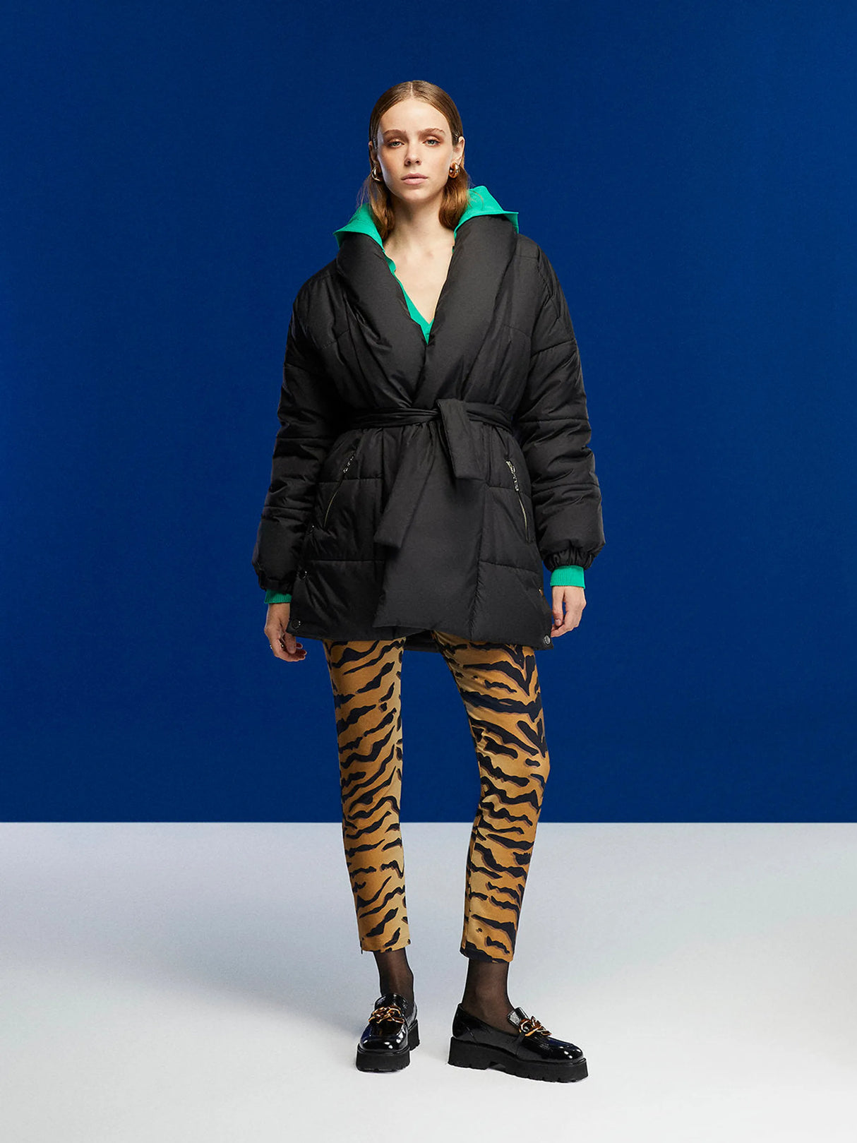 Belted Puffer Jacket