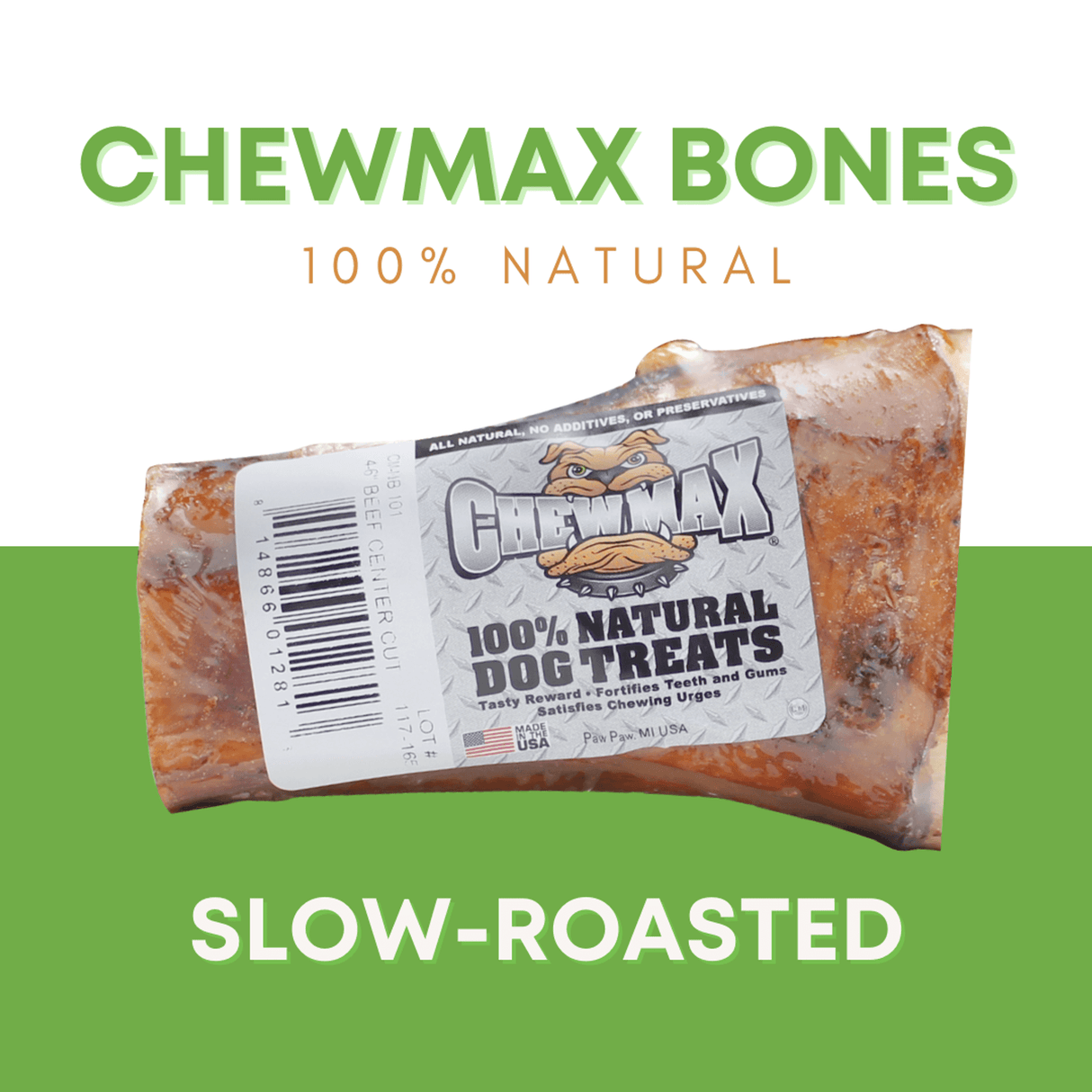 Premium Natural Beef Centre Cut Dog Bone Chew-3