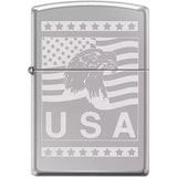 Zippo Made In USA - High Polish Chrome                 - Size: 2 3/16" X 15/16" X 3 3/16" | Pack Of: 1