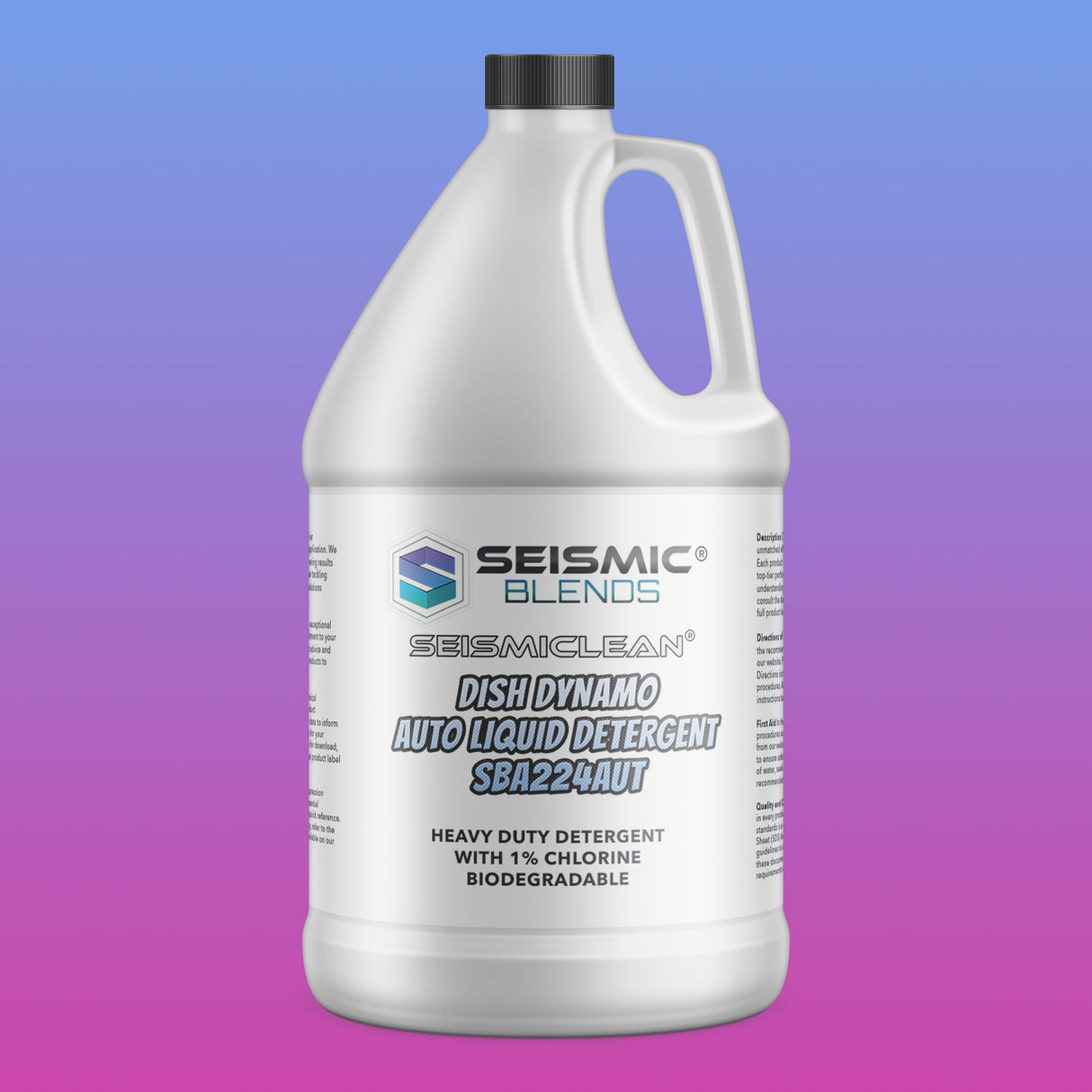 Seismiclean Dish Dynamo Auto Liquid Detergent MCOSBA224AUT