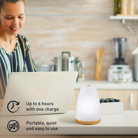 Pursonic USB Aroma Diffuser & True HEPA Air Purifier Bundle – Clean Air & Relaxing Aromatherapy Anywhere!-2