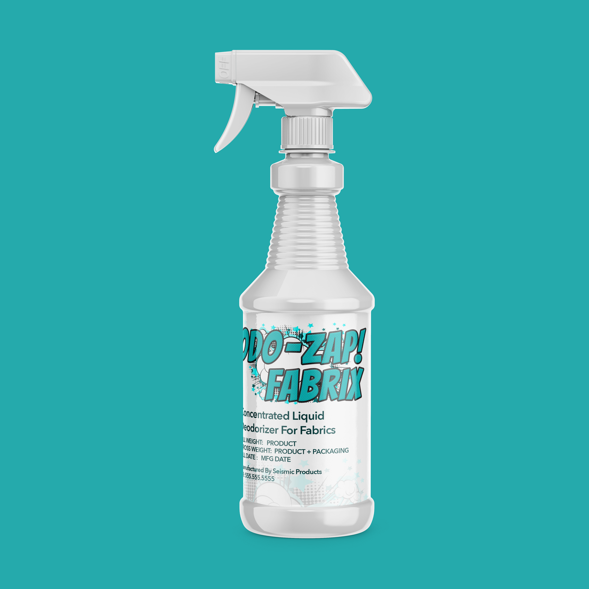 Odo-Zap Fabrix Patented Deodorizer MCOSBF120