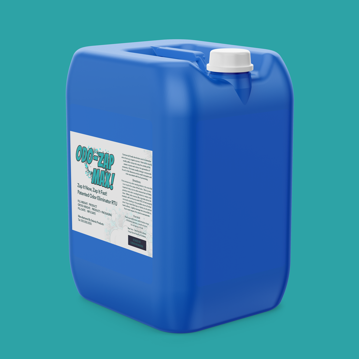 Odo-Zap MAX! Patented Deodorizer MCOSBF110